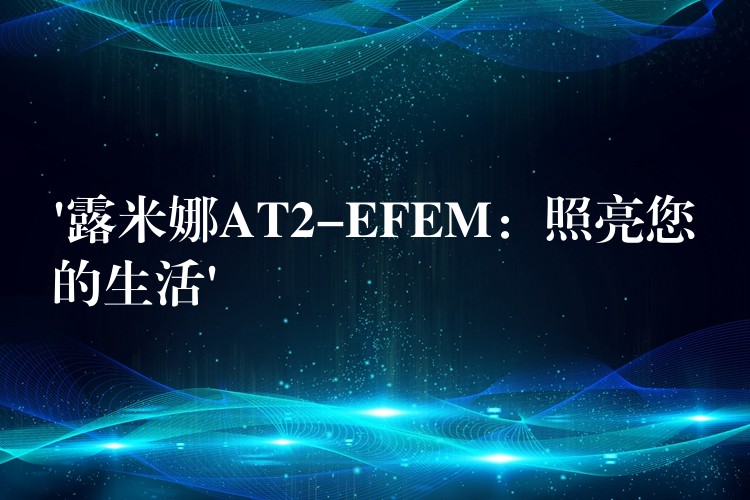 ‘露米娜AT2-EFEM：照亮您的生活’